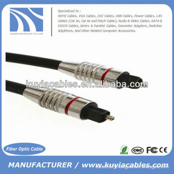 Câble de fibre optique audio numérique 7,0 mm pour DVD, magnétoscope, CD, disque MINI